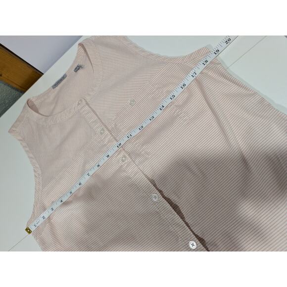 Toad&Co top womens Medium Pink Striped Panoramic Tank Outdoor - Picture 10 of 12